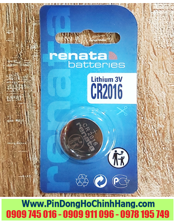 Pin Renata CR2016, Pin CR2016